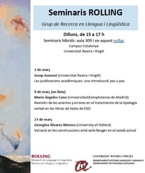 Seminaris del grup ROLLING (Research on Language and Linguistics)