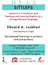 Cartel seminario Edward Lockhart